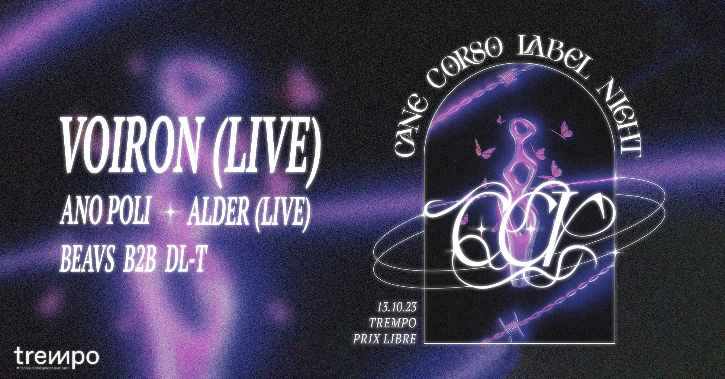 Voiron (live) + Alder (live) + Ano Poli & résidents